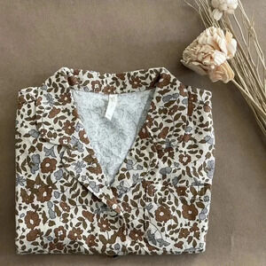 🆕NEW Rylee + Cru Short Sleeve Floral
Button Down Size 4-5 Y NWOT